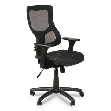 Alera® Alera Elusion Ii Series Suspension Mesh Mid-back Synchro Seat Slide Chair, Supports 275 Lb, 18.11" To 20.35" Seat, Black freeshipping - TVN Wholesale